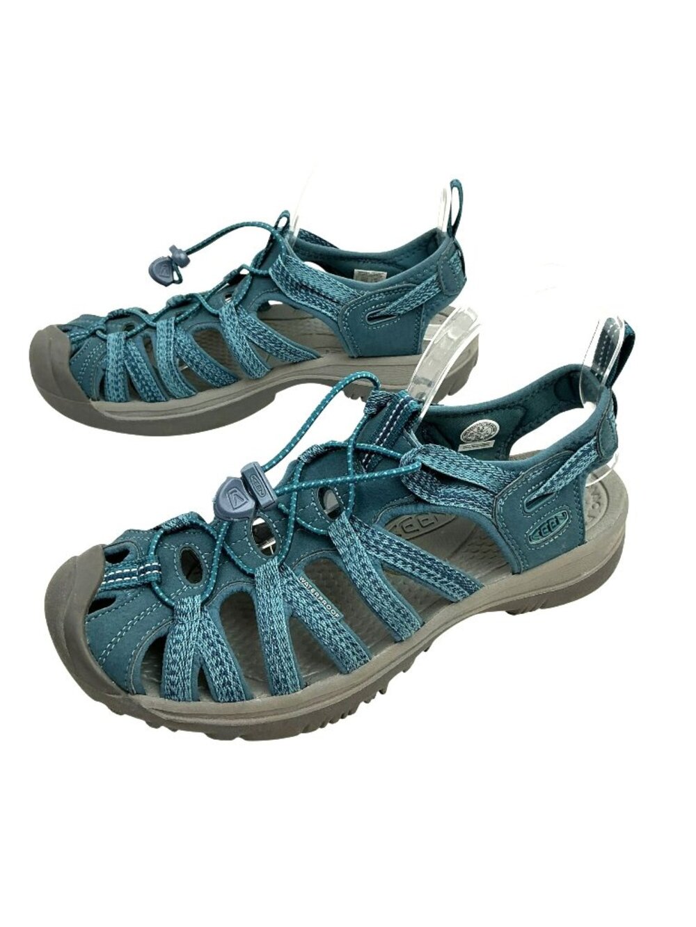 Keen Whisper Waterproof Hiking Sandals Womens 9.5 Blue Washable